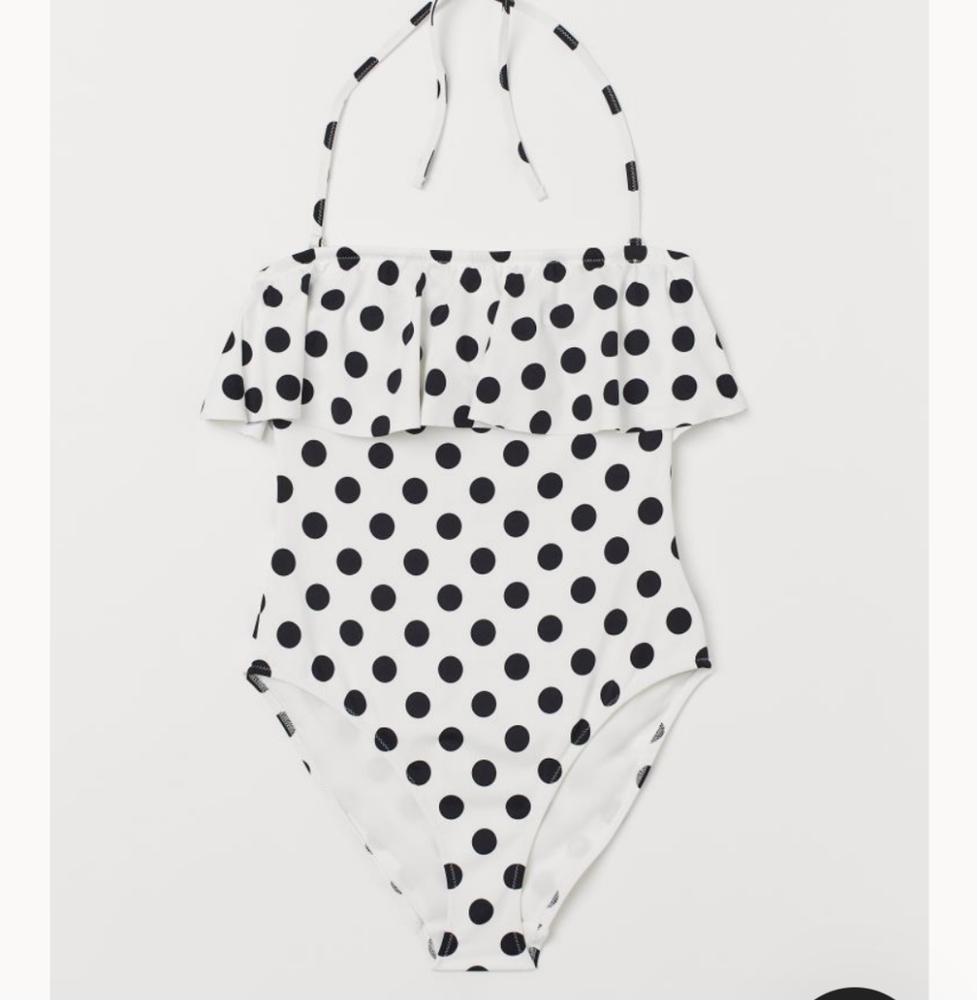Brand new one piece flounce swimsuit from h&m